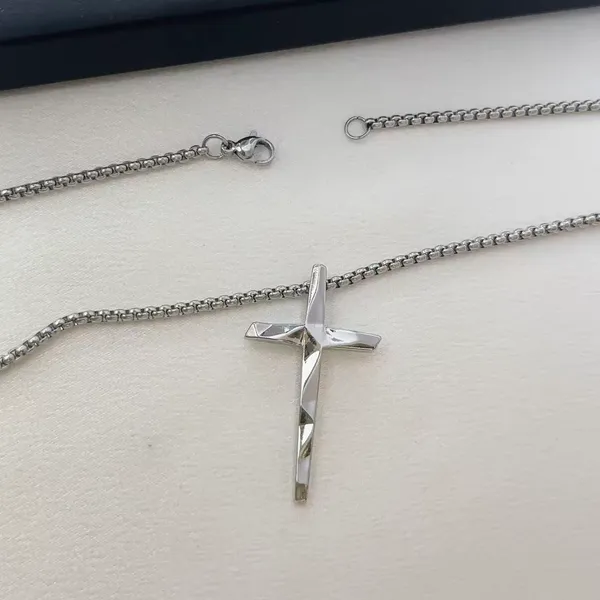 Cross Pendant Necklace for Men Women Streetwear Hip Hop Punk Unisex Style - Image 3