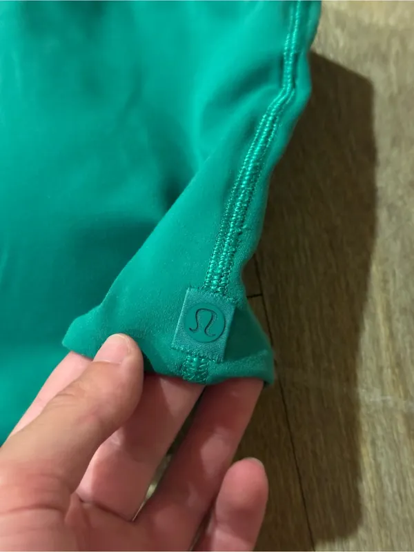 Lululemon Bend This Scoop and Cross Bra Light Support A-C Cups Storm Teal Sz S - Image 5