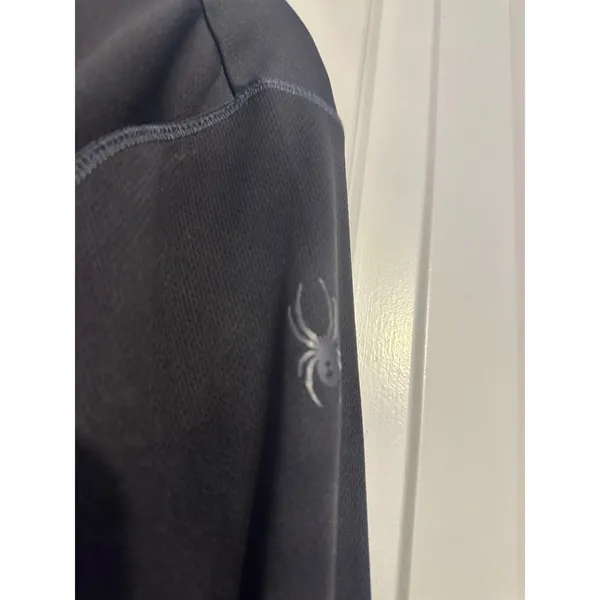 Spyder Black Long-Sleeve Quarter-Zip‎ Pullover XL - Image 4