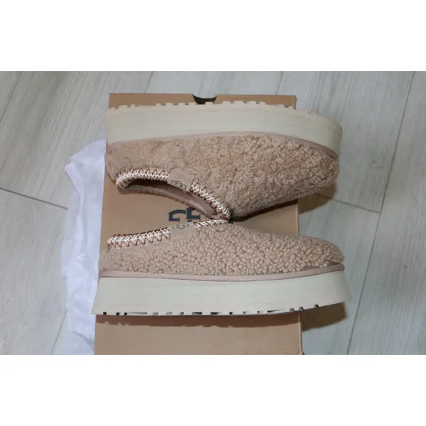 UGG Tazz Maxi Curly Genuine Shearling Platform Slippers - Image 13