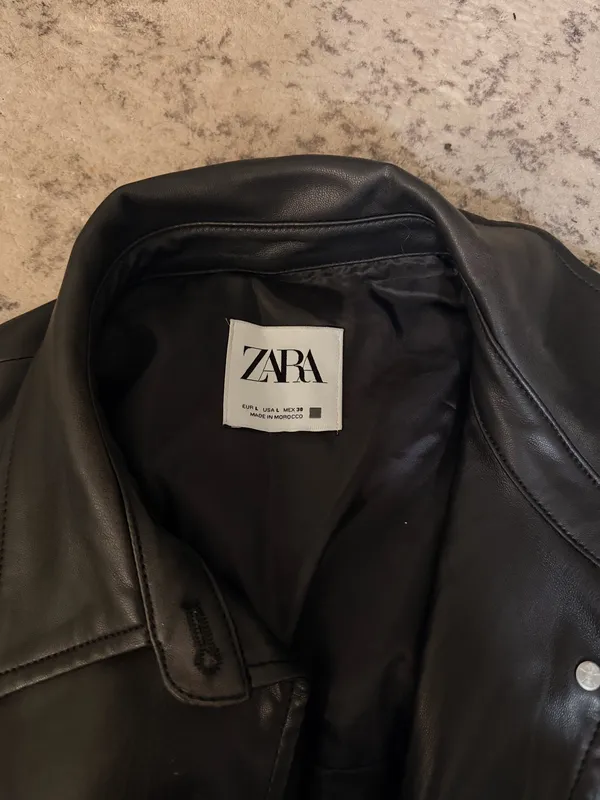 ZARA Leather Jacket - Image 2