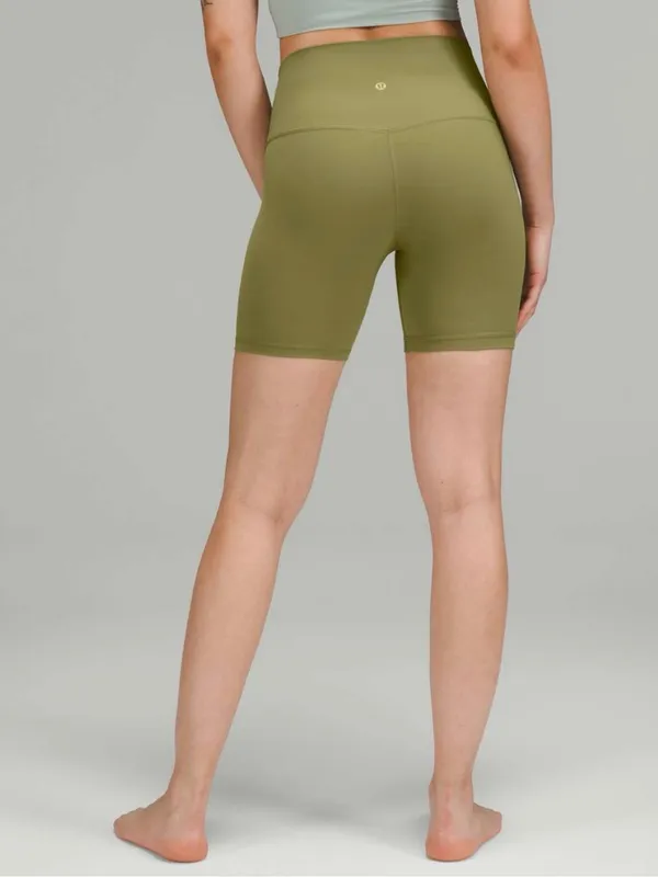 Lululemon Align High-Rise Short 6" Bronze Green Size 4 - Image 3