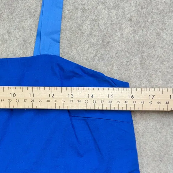 LOFT Blue Colorblock Babydoll Camisole Tank Top Size 0 Cotton‎ Modal Preppy - Image 6