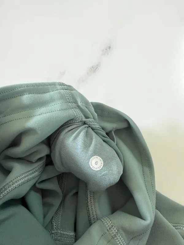 Seafoam green lululemon biker shorts - Image 5