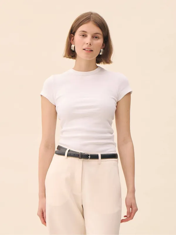 New Djerf Avenue Daily T-Shirt White - Image 14