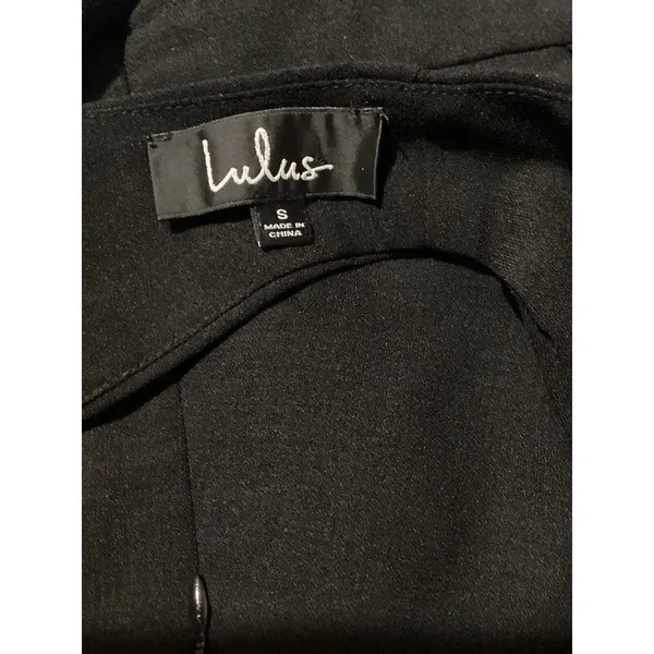 Lulus Statement Of Style Black Sleeveless Wide Leg Tie Waist Jumpsuit S - Image 8