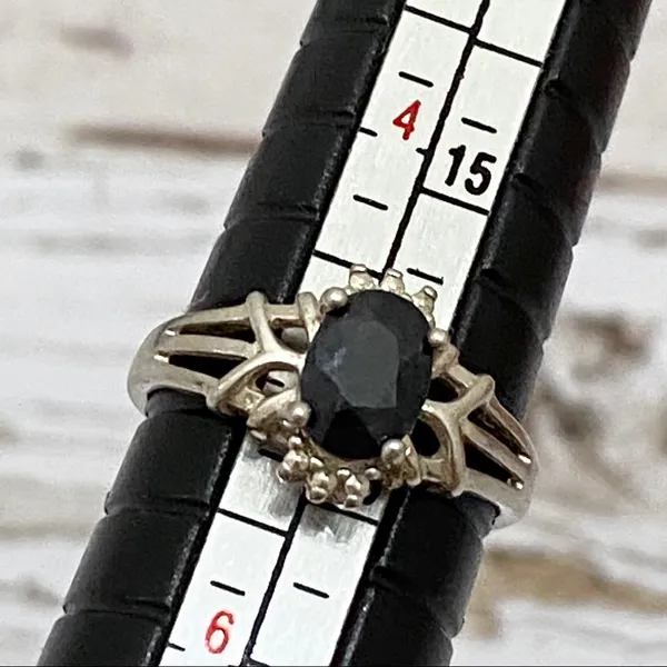 Black Onyx Sterling Silver Ring 5 - Image 14