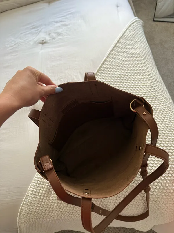 Henny + lev camel brown tote bag  - Image 4