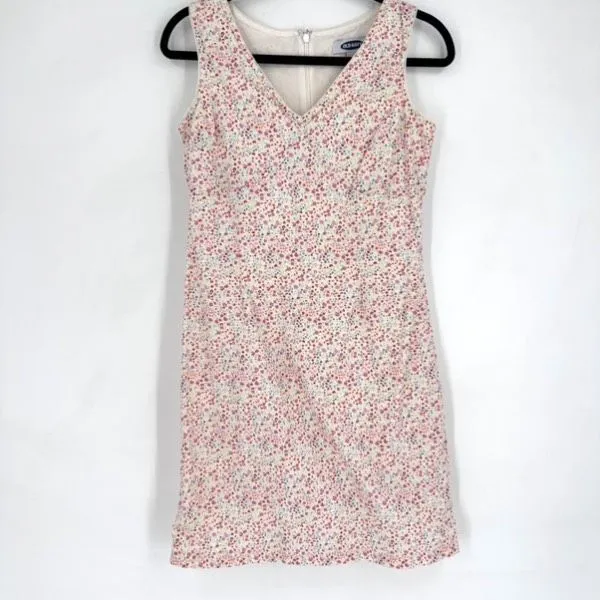 Vintage Y2K‎ Old Navy Ditzy Floral Micro Floral Shift Dress Coquette Size 1 XS - Image 8