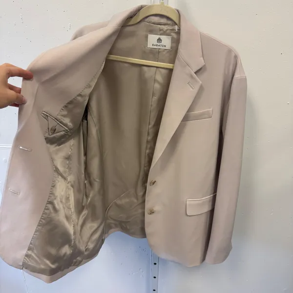 Aritzia Babaton Agency Blazer Relaxed Single-breasted Wool Blazer‎ Jacket Career - Image 3