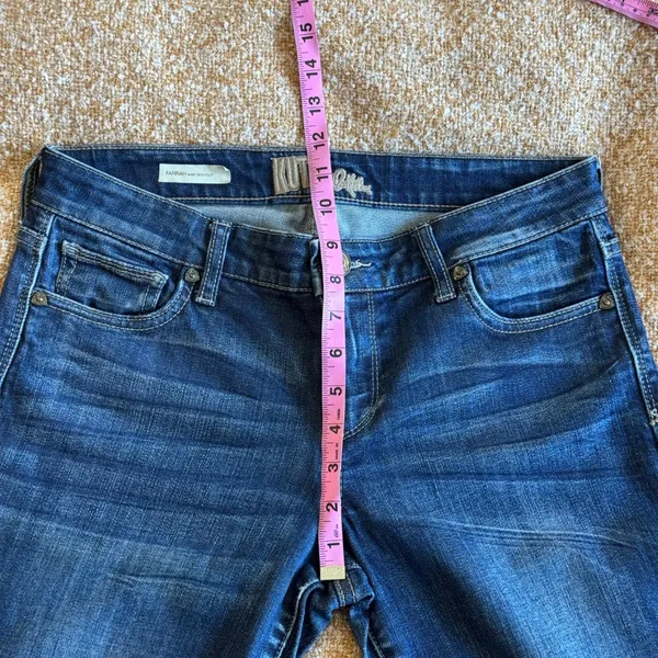 Kut from the Kloth Farrah Baby Bootcut Jeans Dark Wash Blue Size 6‎ Womens Denim - Image 7