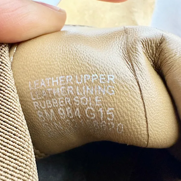Tory Burch Stafford Suede Ankle Boots Size 8 Tan Beige Pull On Wood Block Heel - Image 11