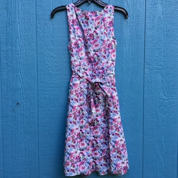 Tommy Hilfiger Belted Floral Sleeveless Dress Women’s Size 2 v6x - Image 4