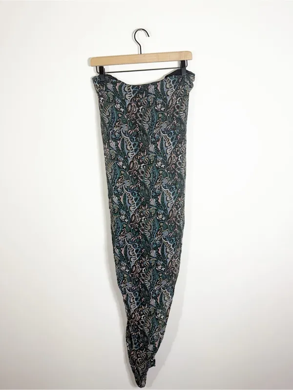 Veronica Beard Peyton Strapless Ruched 100% Silk Midi Dress Size 4 - Image 5