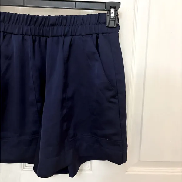 A New Day Pull-On Satin Shorts in Navy - Image 6