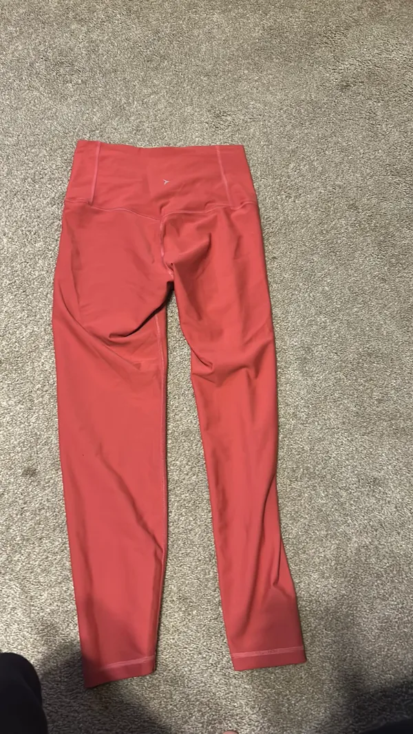 Red Leggings Size M - Image 3