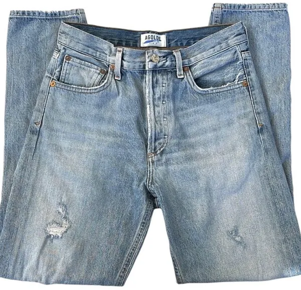 EUC AGOLDE Jamie High Rise Jeans Size 25 - Image 2