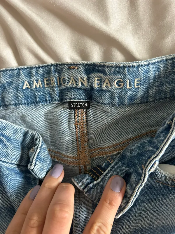 American Eagle Outfitters Stretch Wide Fit Jeans - Image 3