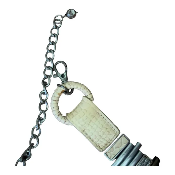 Vintage‎ Metal Belt with Adjustable Chain - Image 3