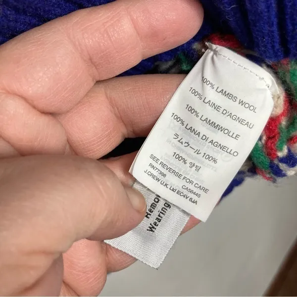 J. Crew 100% lambs‎ wool sweater size XS - Image 6