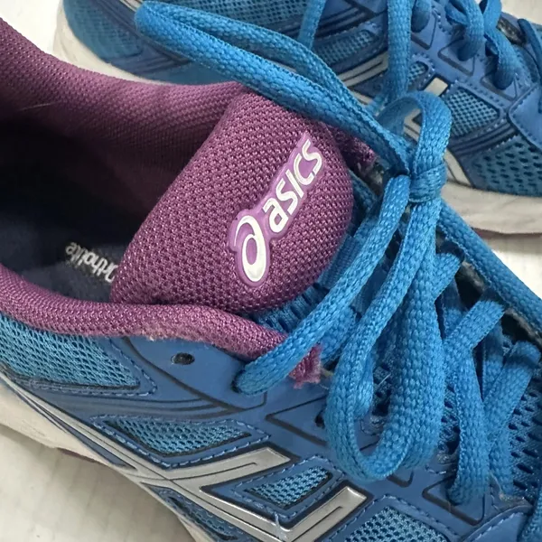 ASICS GEL-Contend 4 Shoes Womens‎ 6.5 Blue Purple Mesh Running Sneakers T767N - Image 3