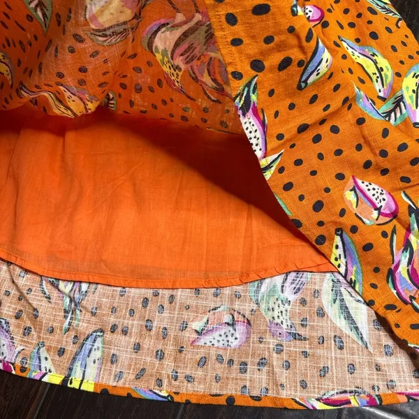 Farm Rio Fruit print dress oversized babydoll casual day dress super cute! Summer - Image 5