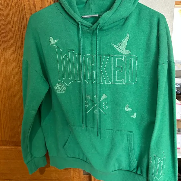 Wicked Women's Green Hoodie - Image 2