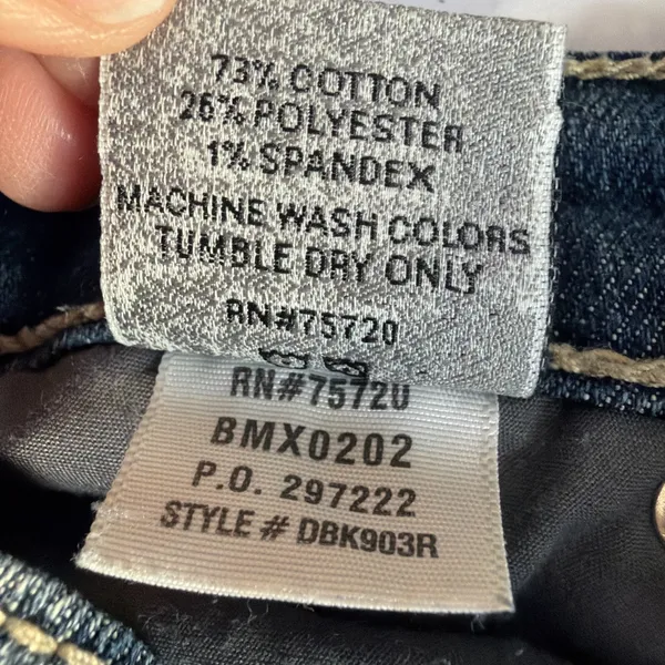 Buckle Daytrip Jeans Womens Leo 32R Bootcut Blue Denim Mid Rise DBK903R - Image 10