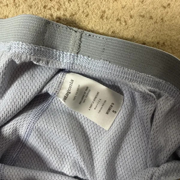 Patagonia Capilene‎ Gorpcore Base Layer Leggings Womens S Stripe Granola Girl - Image 4