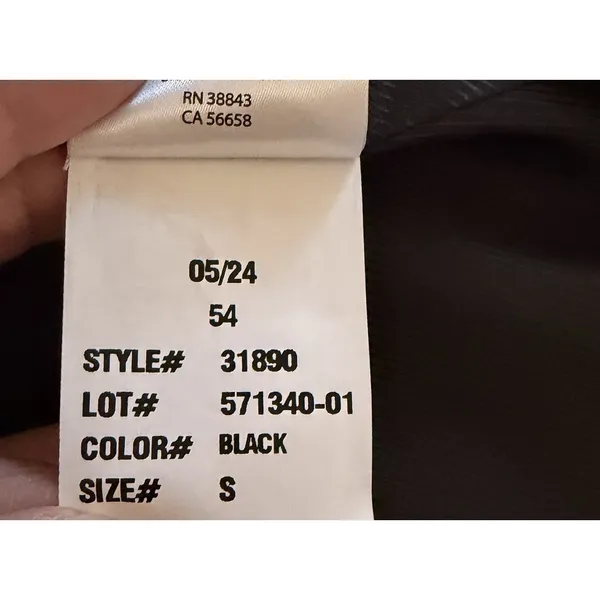 Lauren Ralph Lauren Black Label Trench Coat Black Small Lined NO BELT Preppy - Image 14
