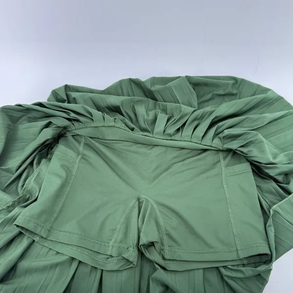 Gold Hinge Pleated Tennis Skirt Skort Hunter Green Women XS Pickleball Preppy - Image 5
