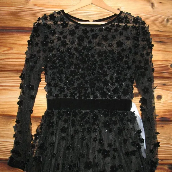 Mac Duggal Embellished Illusion Fit & Flare Dress 67007 Black - Image 10