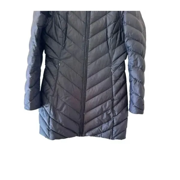 Patagonia Womens Lightweight Duck Down Puffer Parka Jacket Long Black SZ S - Image 4