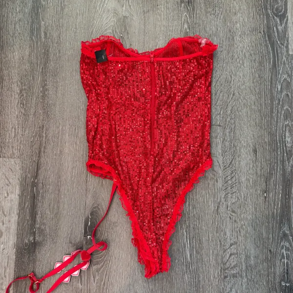 Sequin Heart Bodysuit - Image 4