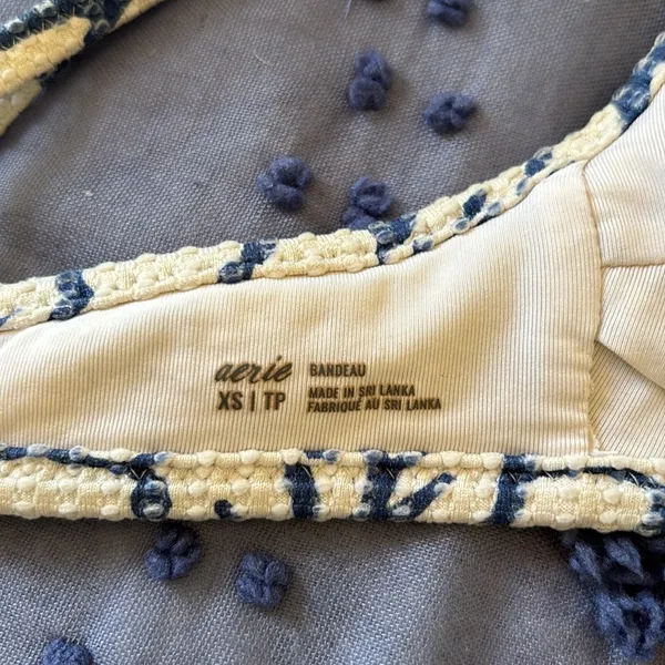 Aerie Scalloped Bandeau Swim Top - Image 3