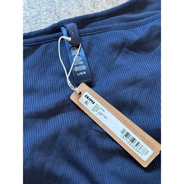 SKIMS Soft Lounge Scoop Onesie Navy Size Large - Image 12