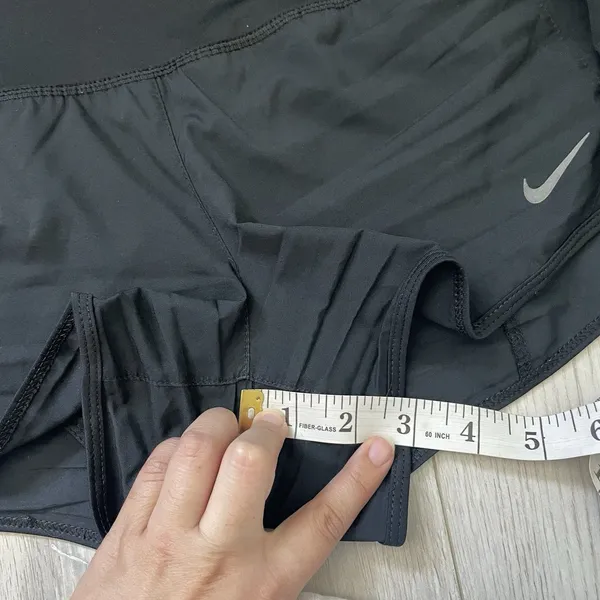 Nike Workout Shorts dri-fit fitted womens Black (small) activewear running gym - Image 6