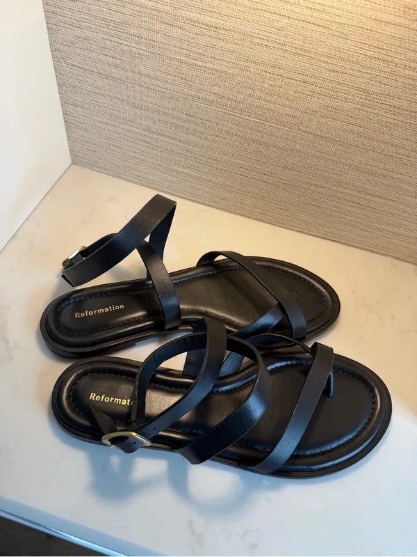 Reformation Jane Flat Sandal - Image 6