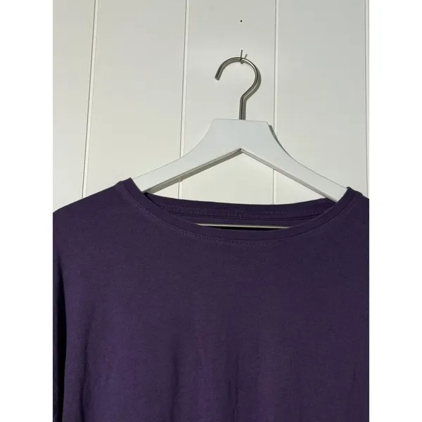 Alphalete Purple Long Sleeve Performance Shirt Medium Athletic Training Top - Image 7
