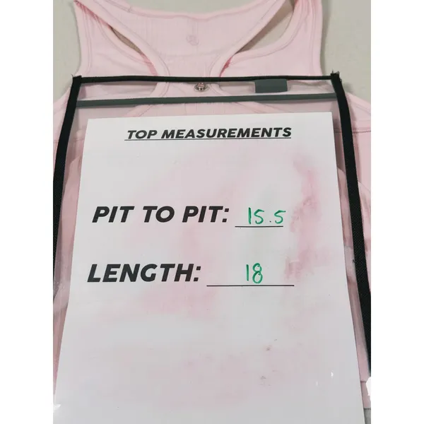 Lululemon Ebb to Street Cropped Racerback Tank Top Size 10 Pink Yoga Athletic - Image 7