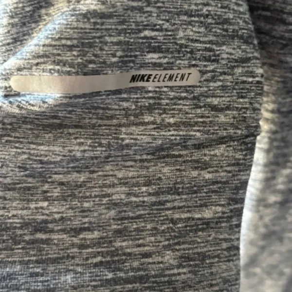 Nike Dri-FIT Element Women’s M Gray Teal Running 1/2 Zip Long Sleeve Pullover - Image 7