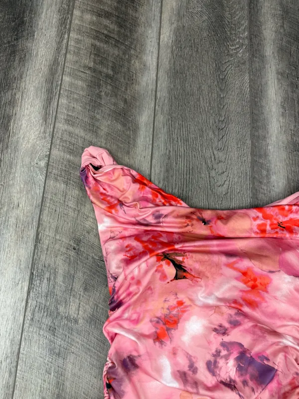 Abercrombie Pink Print Dress - Image 5