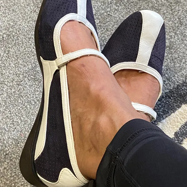 Coldwater Creek Casual comfy leather loafers💙🤍💙 - Image 3