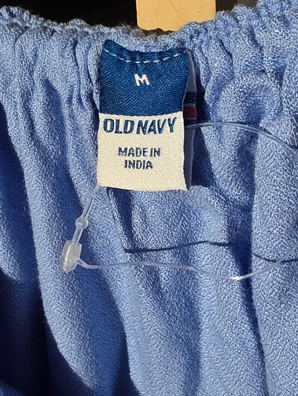 Old Navy Baby Blue Long Sleeve Dress Medium - Image 9