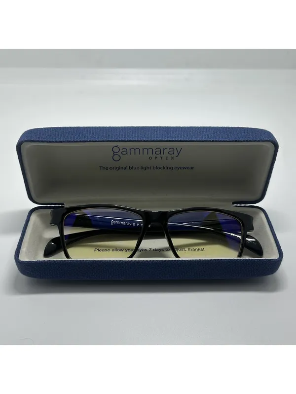 Gammaray Optix Blue Light Blocking Glasses with Black Frame - Image 10