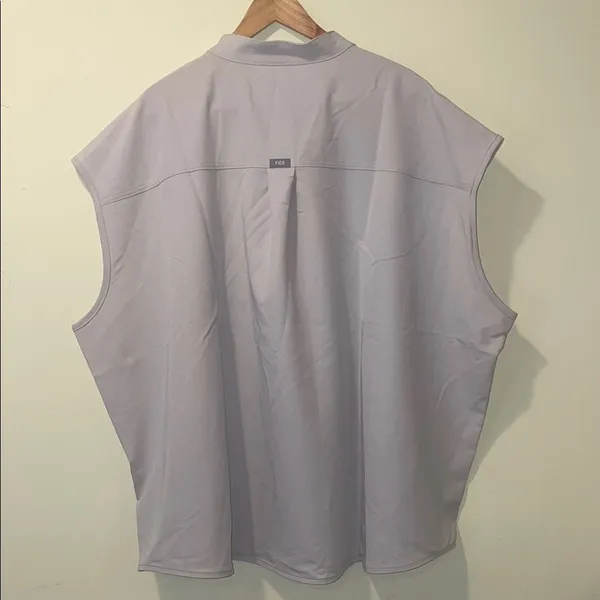 Womens New Figs Rafaela Three Pocket Scrub Top Slate Plus Size 5XL - Image 4