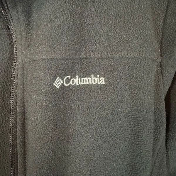 Columbia Women’s Full Zip Fleece Jacket Coat Dark Green (Nearly Black) XS - Image 4