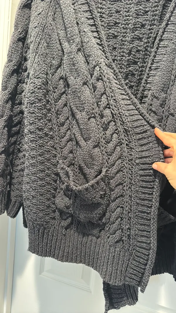POL Knit Sweater Chunky Oversized Women’s Medium - Image 3