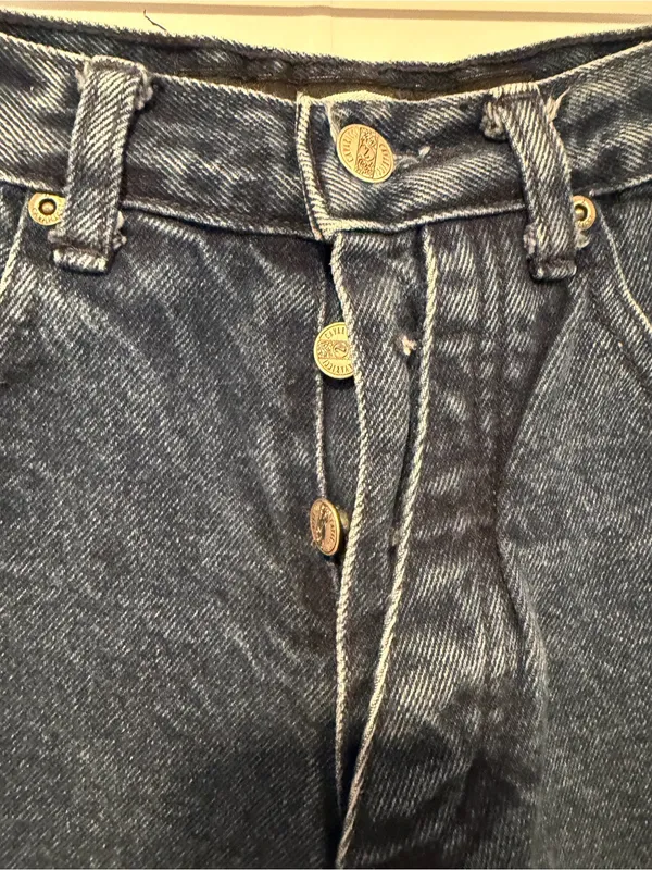 High-Rise Dark Blue Z. Cavaricci vintage cotton Women's Jeans - Image 2