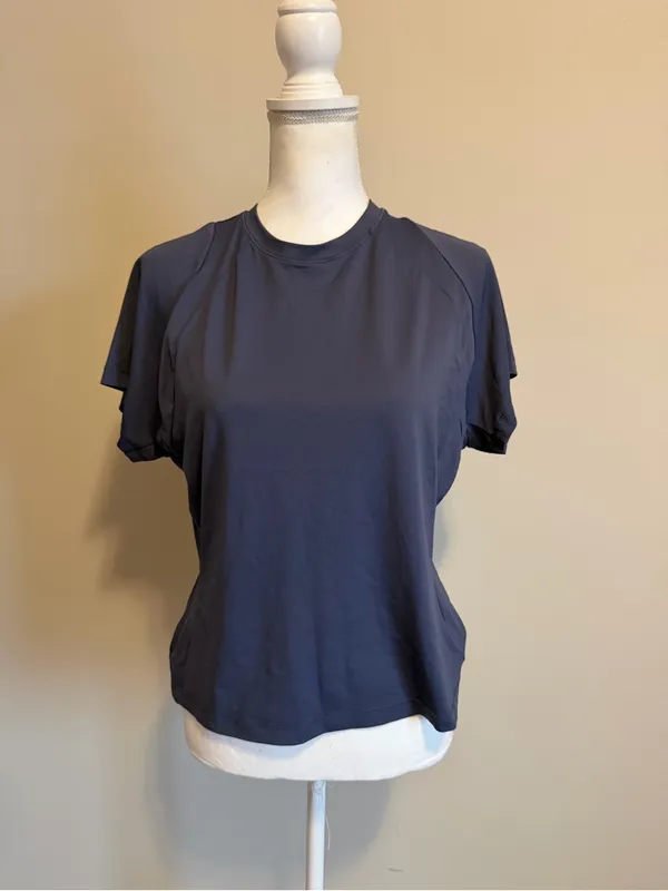 NWT Nike Skims Airy Baby tee size xl in deep royal - Image 6